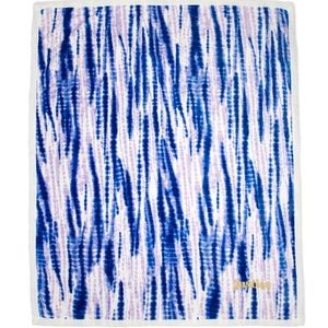 Justice Tie Dye Stripe Sherpa Back Throw